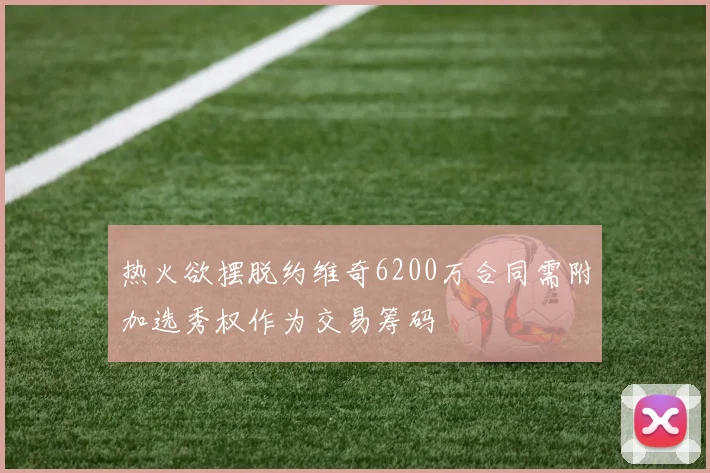 热火欲摆脱约维奇6200万合同需附加选秀权作为交易筹码
